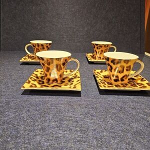 Serengeti Leopard Print Porcelain Collection